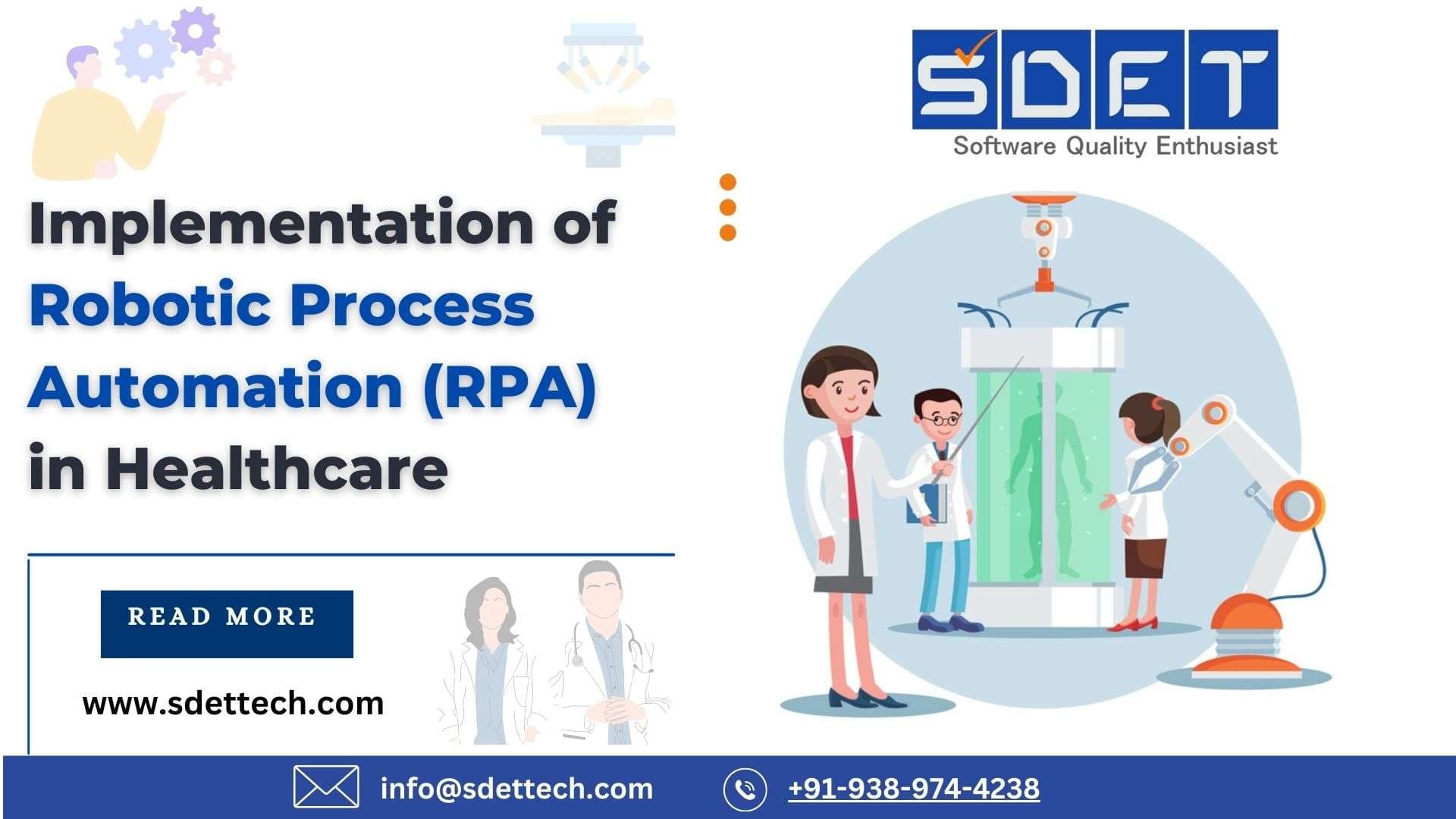 Featured image for Implementation of Robotic Process Automation (RPA) in Healthcare
